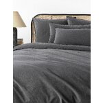 Dark grey cotton duvet cover (debbie)135x200