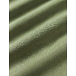 Green linen fitted sheet (airy) 90x200