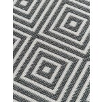 Grey patterned outdoor rug (reddy)280x380