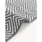 Grey patterned outdoor rug (reddy)280x380