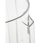 Transparent design chair ghost (cartel) with cosmetic flaws.