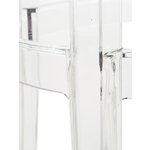 Transparent design chair ghost (cartel) with cosmetic flaws.