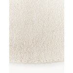 Light beige round rug lora (ww) ø200 with imperfections.