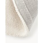 Light beige round rug lora (ww) ø200 with imperfections.