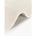 Light beige round rug lora (ww) ø200 with imperfections.