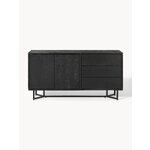Black solid wood cabinet (luca)