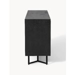 Black solid wood cabinet (luca)