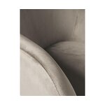 Light brown velvet office chair (lucie) with cosmetic flaws.