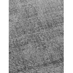 Dark gray hand-woven round viscose rug (jane) d=120 intact