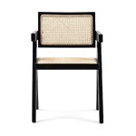 Black-beige solid wood design chair moritz (rivièra maison) intact