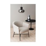 Light gray-black armchair ina (ellos) intact