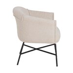 Light gray-black armchair ina (ellos) intact
