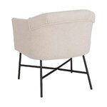 Light gray-black armchair ina (ellos) intact