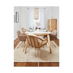 Beige swivel velvet chair (lola) hall sample, with cosmetic defects.