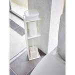 Tualetes papīra turētāja tornis (Yamazaki) ar kosmētiskiem defektiem.