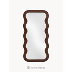 Juodo rėmelio viso ūgio veidrodinis haskeris (tiesiogiai su galerija)