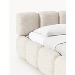 Кровать белая с мягкой обивкой (тайла)200х200