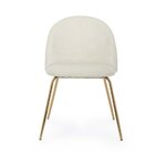 Светло-бежевое бархатное кресло Таня (bizzotto)