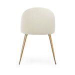 Светло-бежевое бархатное кресло Таня (bizzotto)