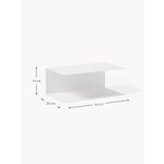 White metal wall shelf 2 pcs neptun (actona)