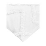 Baltas percale boho stiliaus patalynės komplektas (faith) pilnas