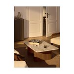 Tamme ja Travertiiniga Diivanilaud (Chandler)