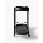 Musta tarjoilupöytä (mehiläispesä), jossa kosmeettinen vika