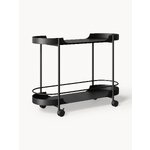 Musta tarjoilupöytä (mehiläispesä), jossa kosmeettinen vika