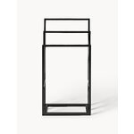 Black towel holder (kit)