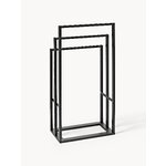 Black towel holder (kit)