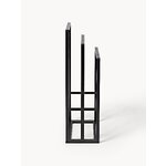 Black towel holder (kit)
