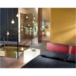 Cubo (slide) table lamp with cosmetic flaws.