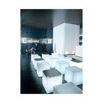 Cubo (slide) table lamp with cosmetic flaws.