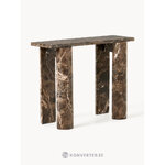 Marble console table (disa) with cosmetic flaws.