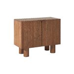 Brown solid wood cabinet (cadi)