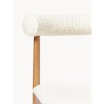 Brown and white upholstered chair (diego)