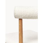 Brown and white upholstered chair (diego)