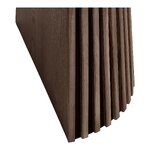 Ruskea soikea jatkettava ruokapöytä osaka (house nordic) 120x120-160-200-240