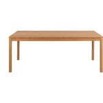 Ruskea jatkettava ruokapöytä atlantic (actona) 100x200-300