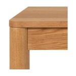 Ruskea jatkettava ruokapöytä atlantic (actona) 100x200-300