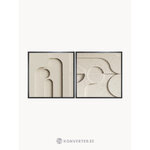 Seinäkuva 2 kpl Setti Été De L'île Grecque Nº15 (Ars Longa)