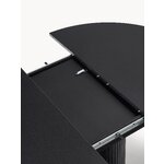 Melns izvelkams ēdamgalds (filo) 120/160x120