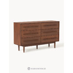 Rudos spalvos medžio masyvo komoda (Paul)