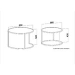 Kavos staliuko tamburinas (asir)