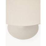 Gaiši bēšs apaļš ēdamgalds (menorca) d=120