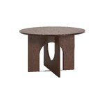 Tumši brūns apaļš ēdamgalds (apollo) d=120