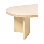 Gaiši brūns kafijas galdiņš (toni) (vesels, vesels)