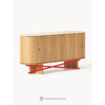 Светло-коричневый низкий шкаф (Zumi)