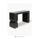 Musta muotoilu konsolipöytä kaareva (karkea muotoilu)