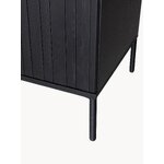 Black solid wood cabinet avourio (wood) intact